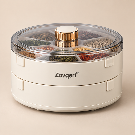 Zovqeri™ Double-Layer Rotating Spice Box image 01