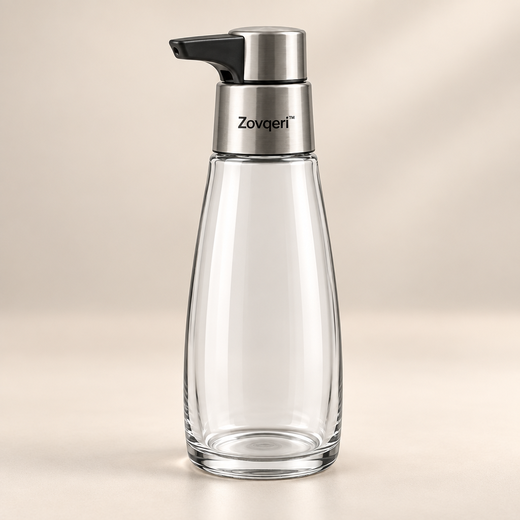 Zovqeri™ Glass Press-Top Sauce Bottle image 01